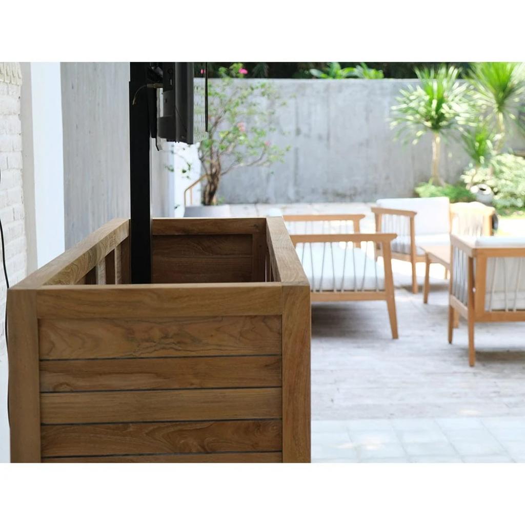 Touchstone TechTeak Outdoor Smart TV Lift Cabinet for TVs up to 65"