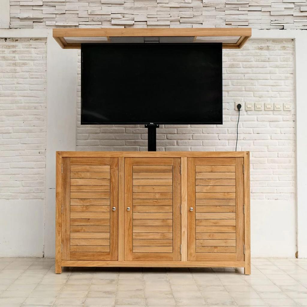 Touchstone TechTeak Outdoor Smart TV Lift Cabinet for TVs up to 65"