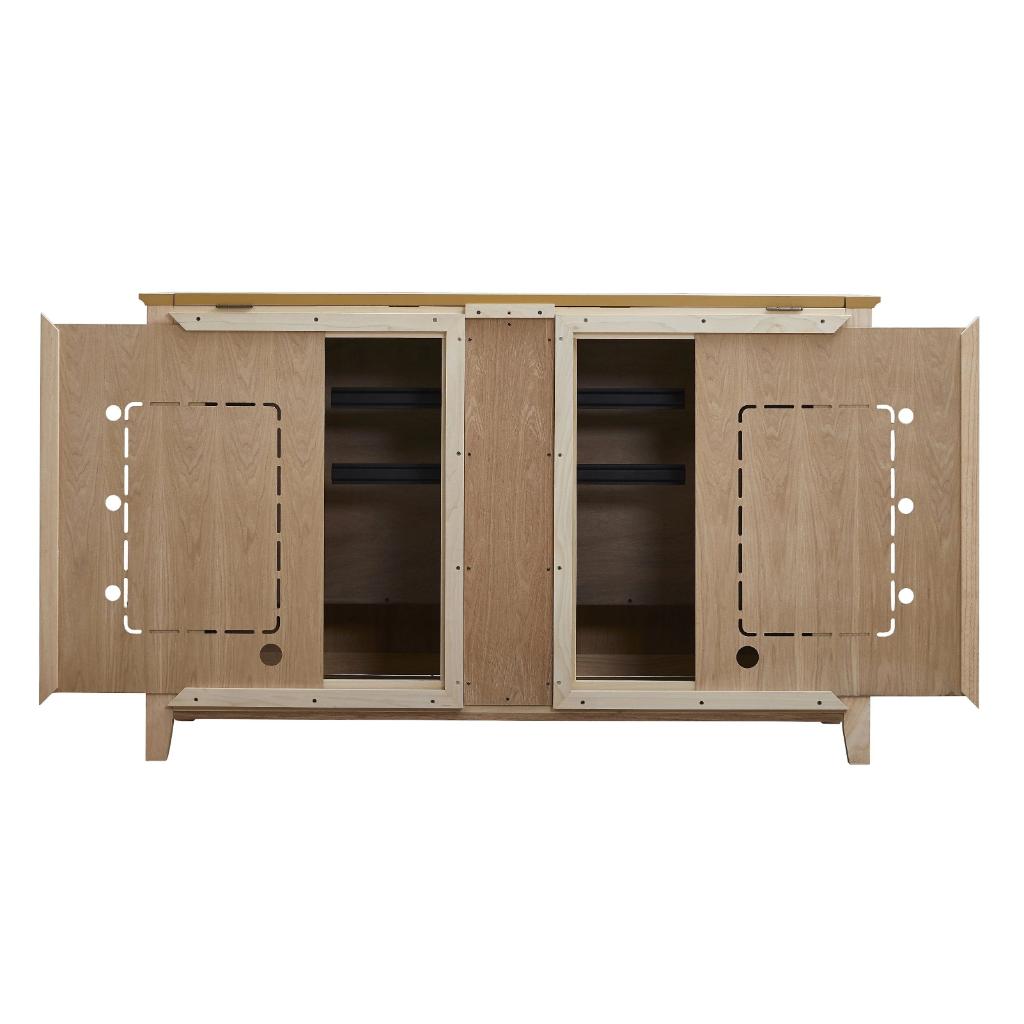 Touchstone Claymont Unfinished TV Lift Cabinet for 65" Flat screen TVs