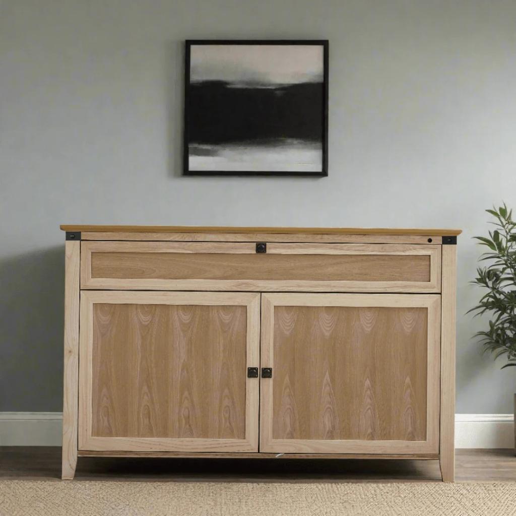Touchstone Claymont Unfinished TV Lift Cabinet for 65" Flat screen TVs