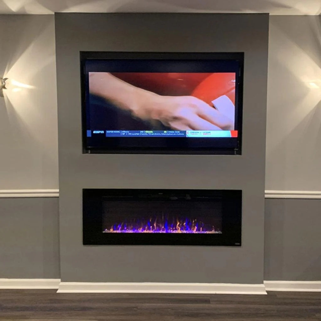 Touchstone Sideline 60" Flush Mount Electric Fireplace