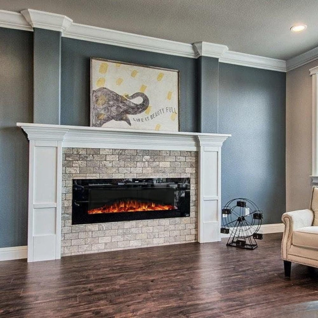 Touchstone Sideline 60" Flush Mount Electric Fireplace
