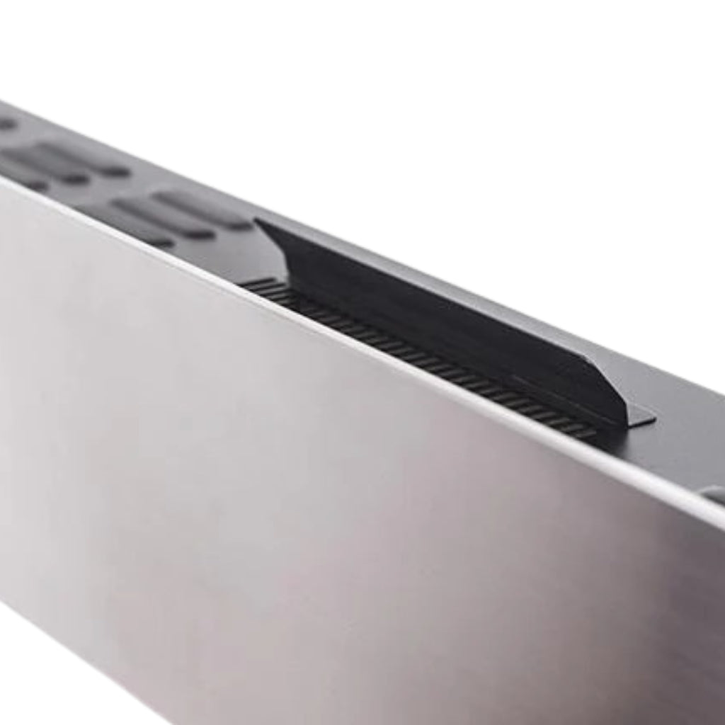 Touchstone Onyx 50" Stainless Steel Electric Fireplace