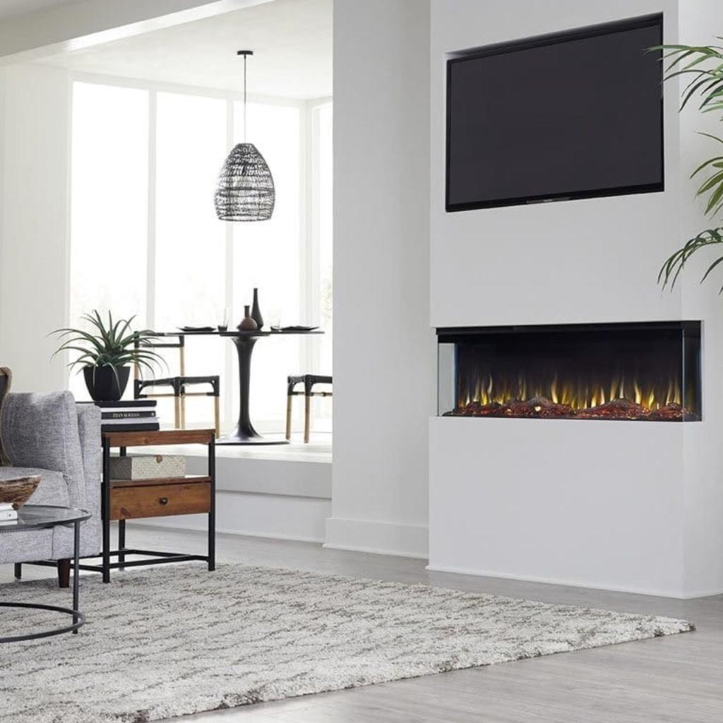 Touchstone Sideline Infinity 3-Sided 60" Recessed Electric Fireplace