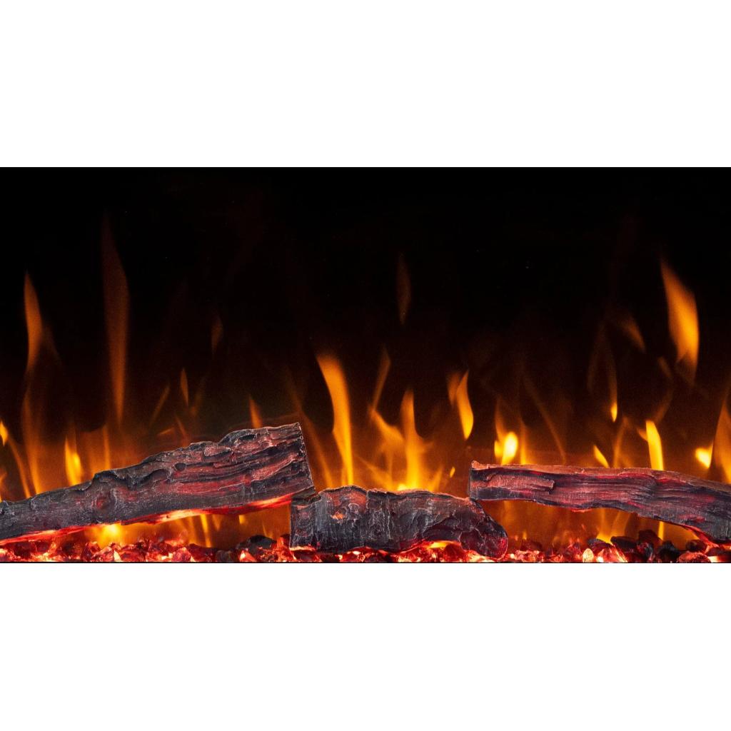 Touchstone Sideline Infinity 3-Sided 72" Smart Recessed Electric Fireplace