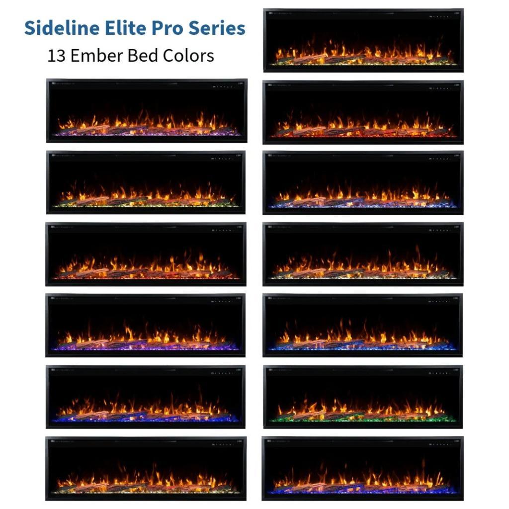 Touchstone Sideline Elite Pro 60-inch Smart Electric Fireplace