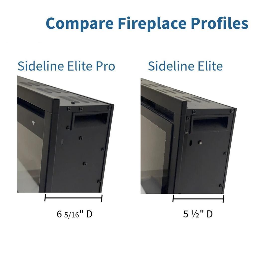 Touchstone Sideline Elite Pro 100-inch Smart Electric Fireplace