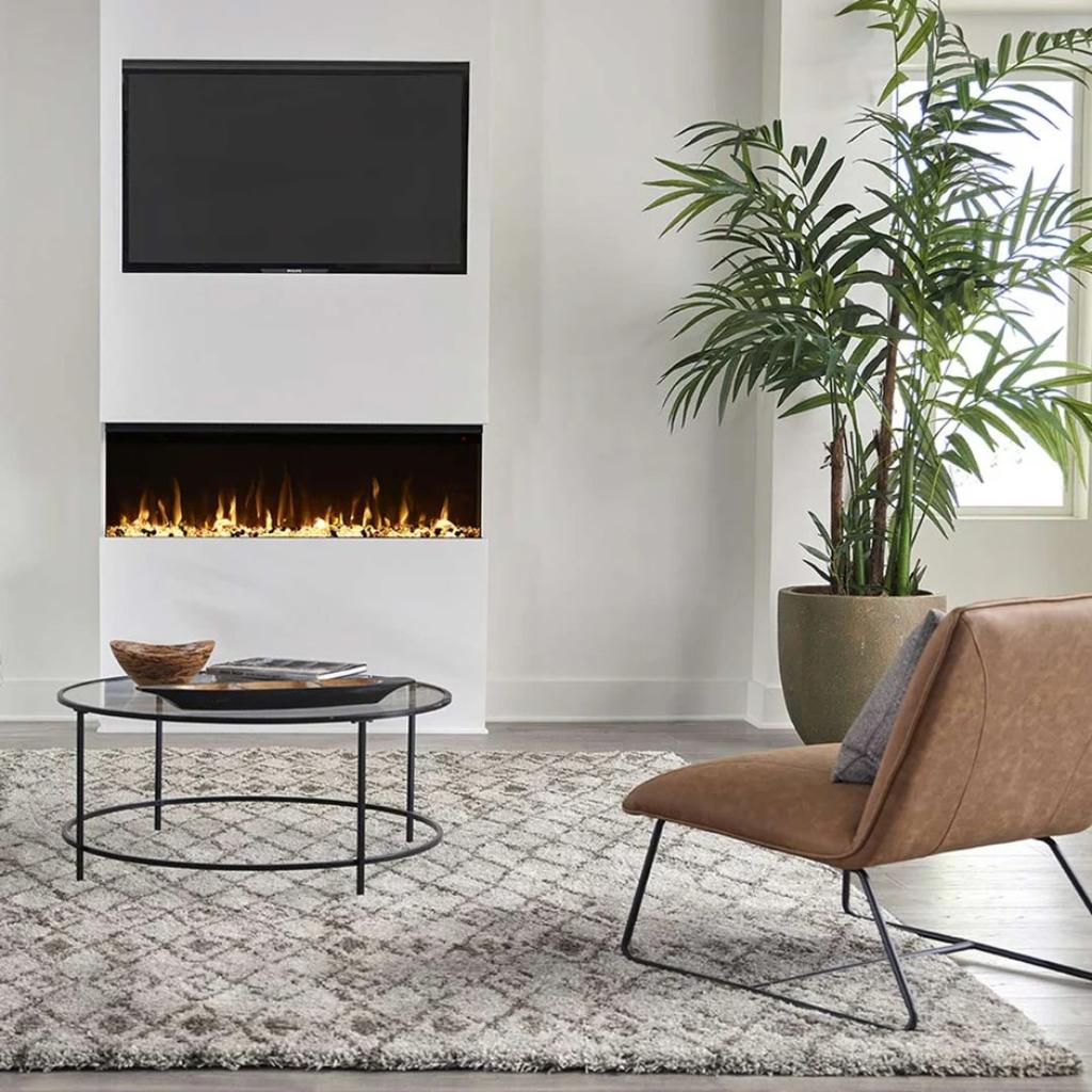 Touchstone Sideline Infinity Pro 84" 3 Sided Recessed Smart Electric Fireplace