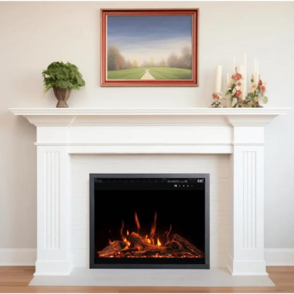Touchstone Fireplug Pro 29" Smart Electric Fireplace Insert with Fire Crackle Sound
