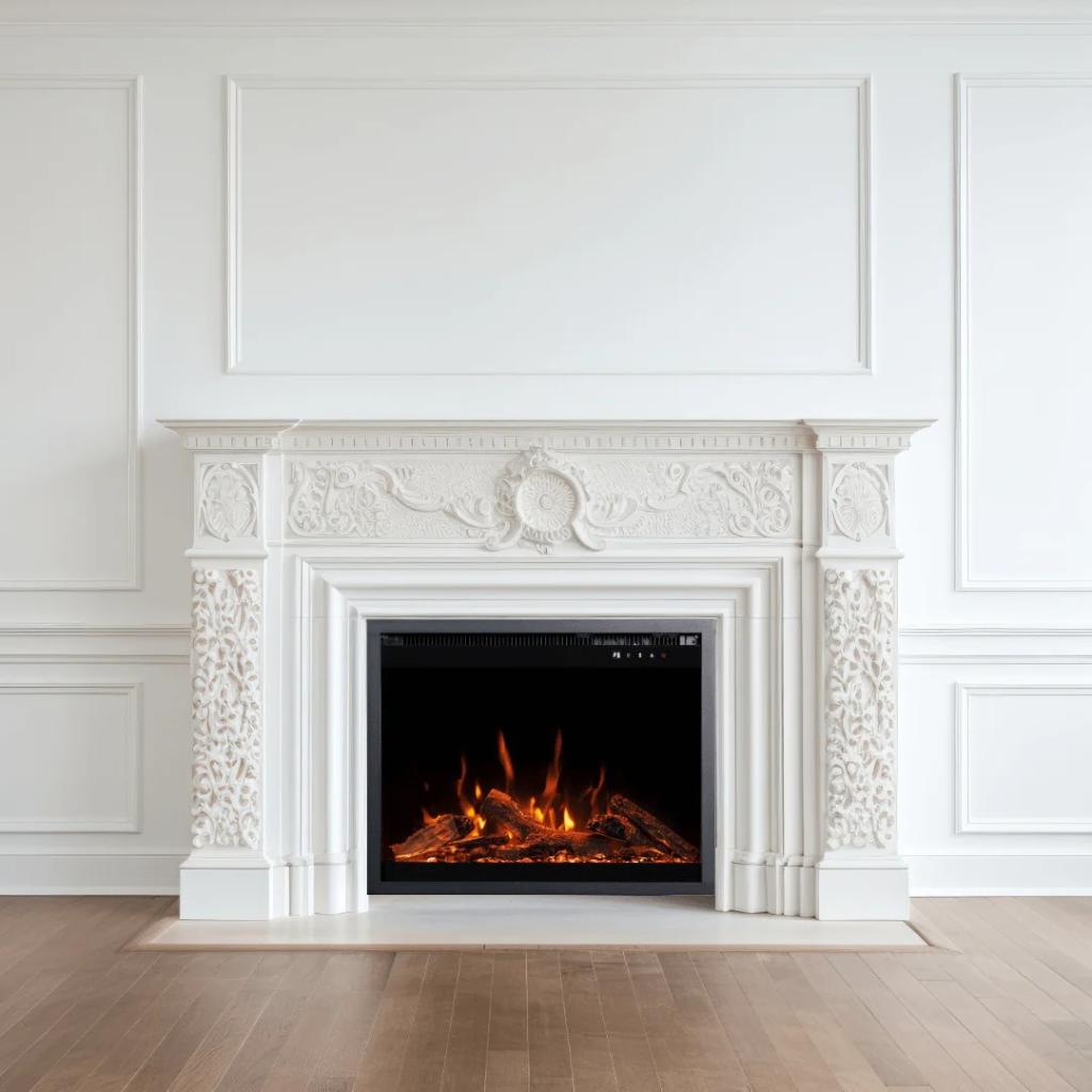 Touchstone Fireplug Pro 33" Smart Electric Fireplace Insert with Fire Crackle Sound
