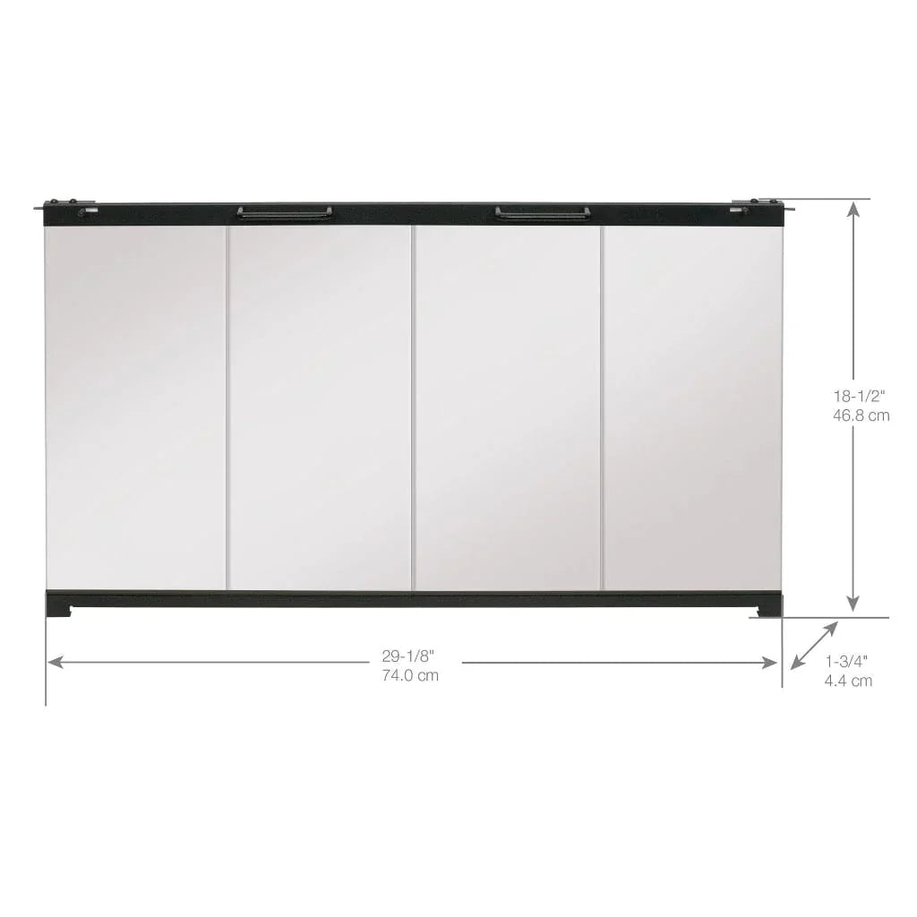 Dimplex 33" Glass Door Kit for BF33DXP Deluxe Electric Firebox