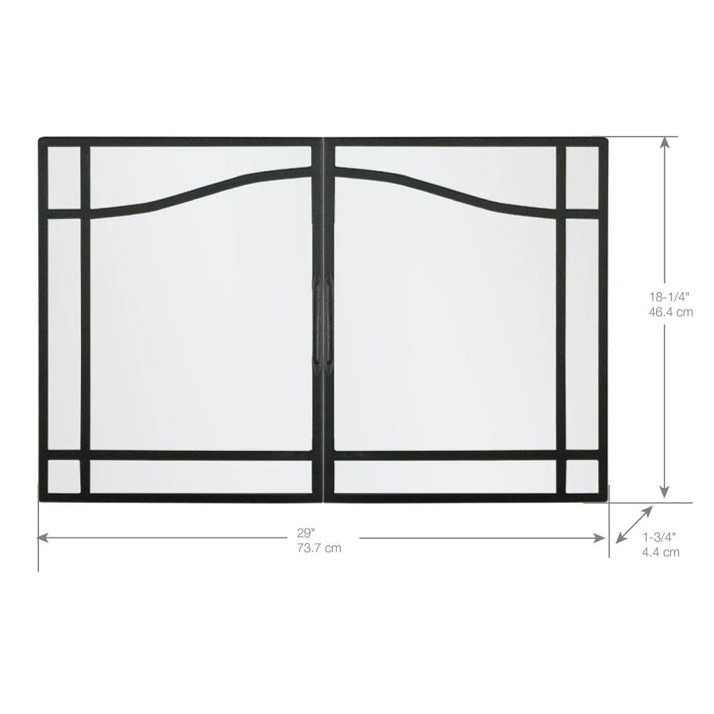 Dimplex 33" Glass Door Kit for BF33DXP Deluxe Electric Firebox