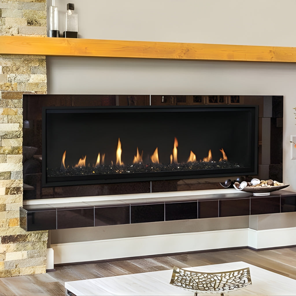 Superior DRL4072 72" Linear Direct Vent Gas Fireplace — Lifestyle