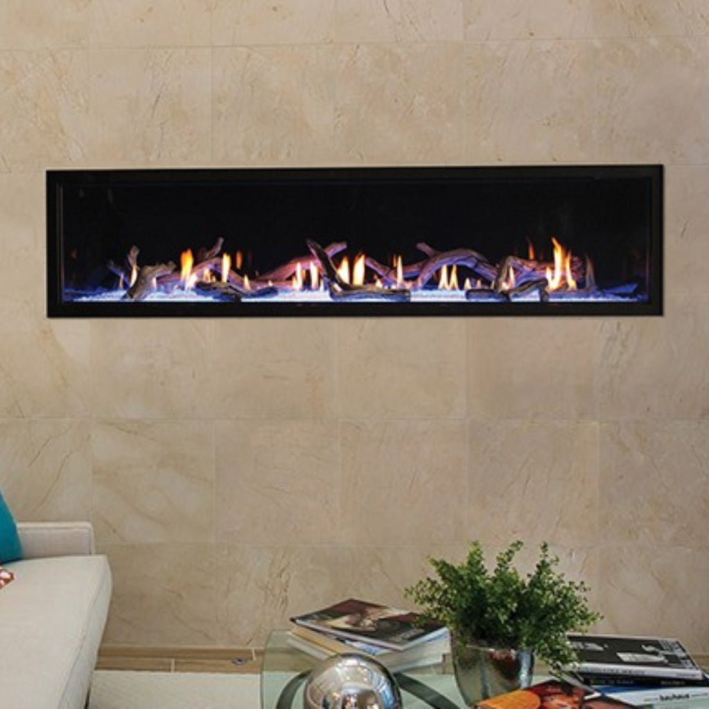 Empire Boulevard 72" Direct Vent Linear Contemporary Gas Fireplace – Front View