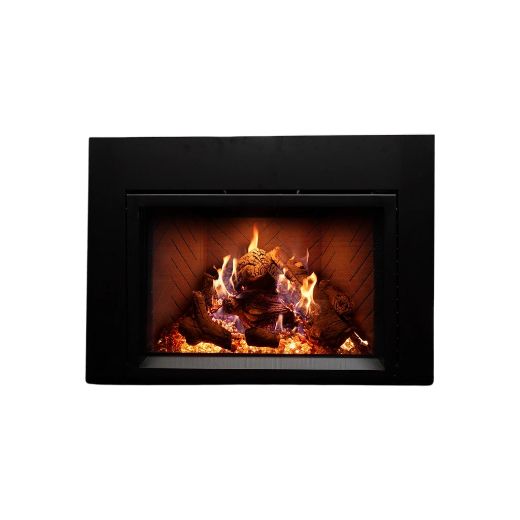 Empire Rainier 34" Premium Direct Vent Fireplace Insert - Intermittent Pilot Control with On/Off Switch – Front View