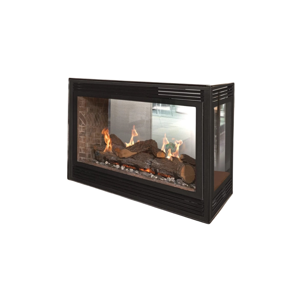 Empire Tahoe 36" See-Through Direct Vent Gas Fireplace – Front View