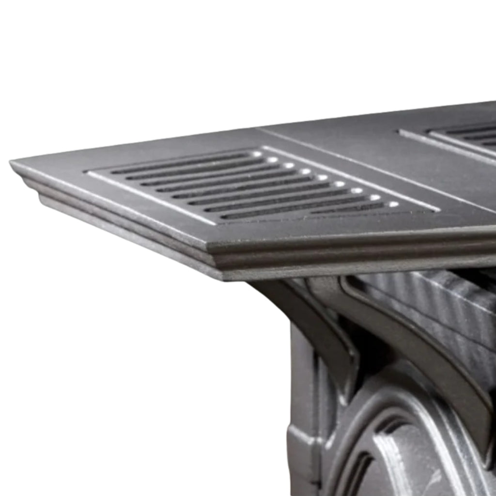 Empire Shelf Kit for Cast Iron Stove – Front View