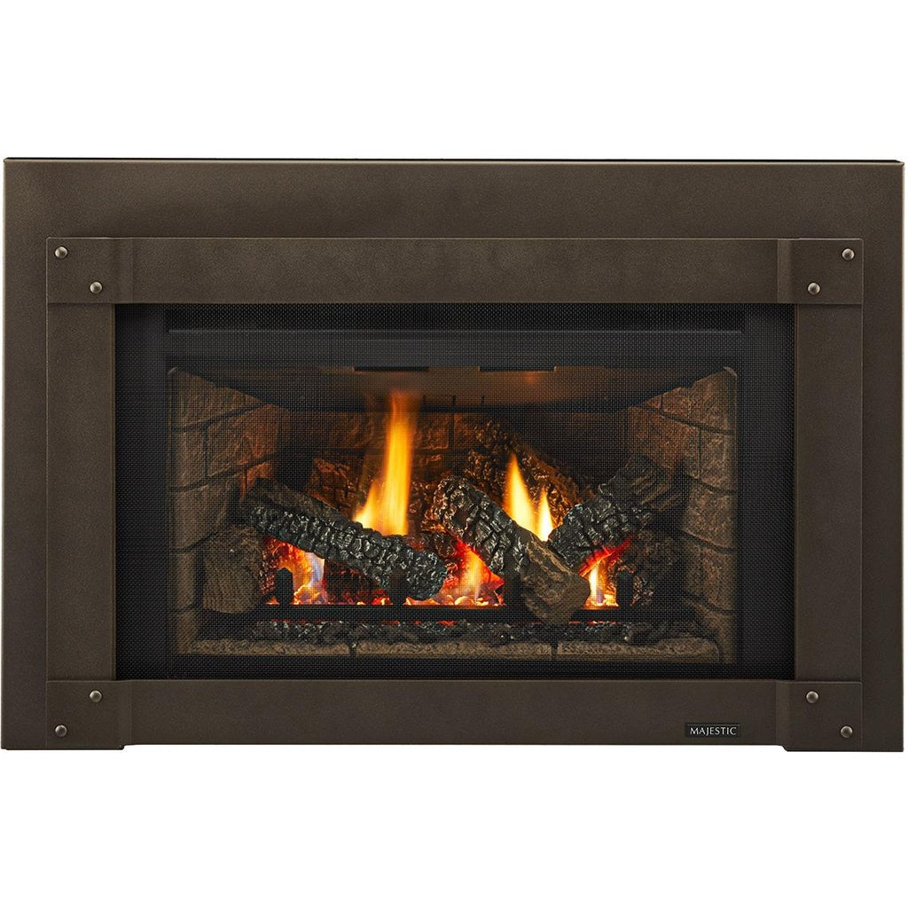 Majestic Trilliant 25" Direct Vent Gas Fireplace Insert (TRILLIANT25IN/TRILLIANT25IL) - Front View