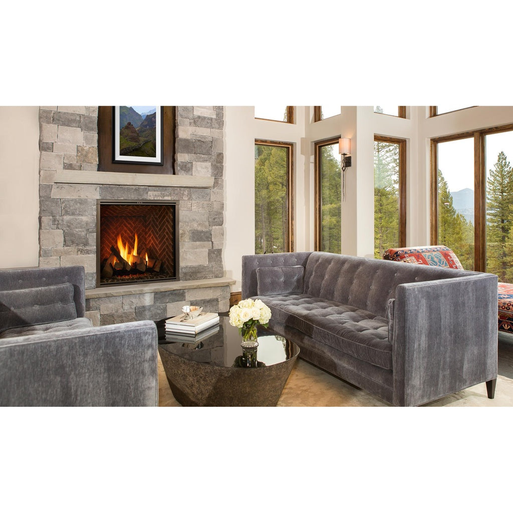 Majestic Marquis II 42" Direct Vent Gas Fireplace (MARQ42IN-B) - Room View