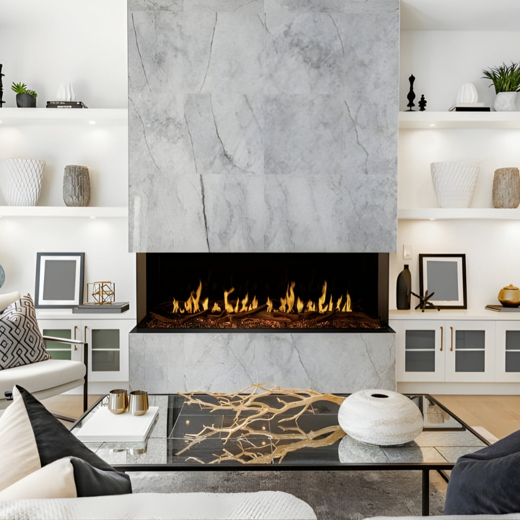 Modern Flames Orion Multi 100" Built-In Electric Fireplace (OR100-MULTI) - lifestyle view
