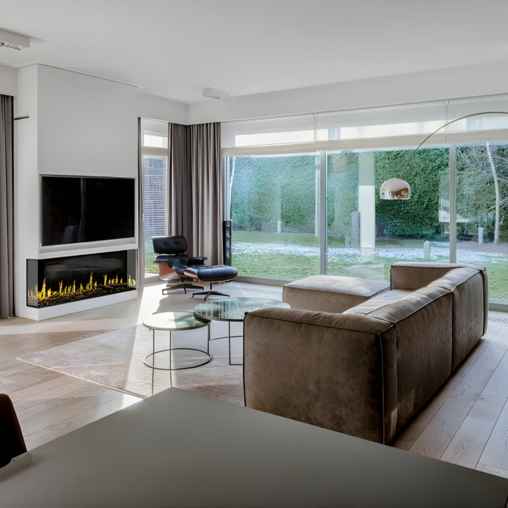 Modern Flames Orion Multi 100" Built-In Electric Fireplace (OR100-MULTI) - lifestyle view