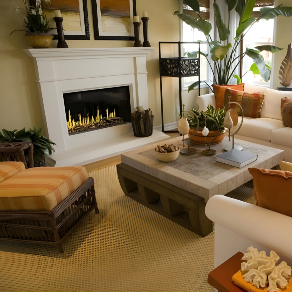 Modern Flames Orion Multi 100" Built-In Electric Fireplace (OR100-MULTI) - lifestyle view