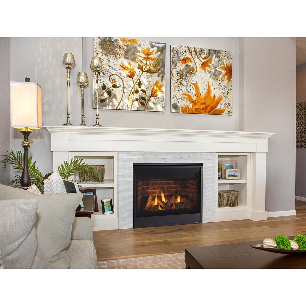 Majestic Quartz 36" Direct Vent Gas Fireplace (QUARTZ36IFTN/QUARTZ36IFTL) - Front View
