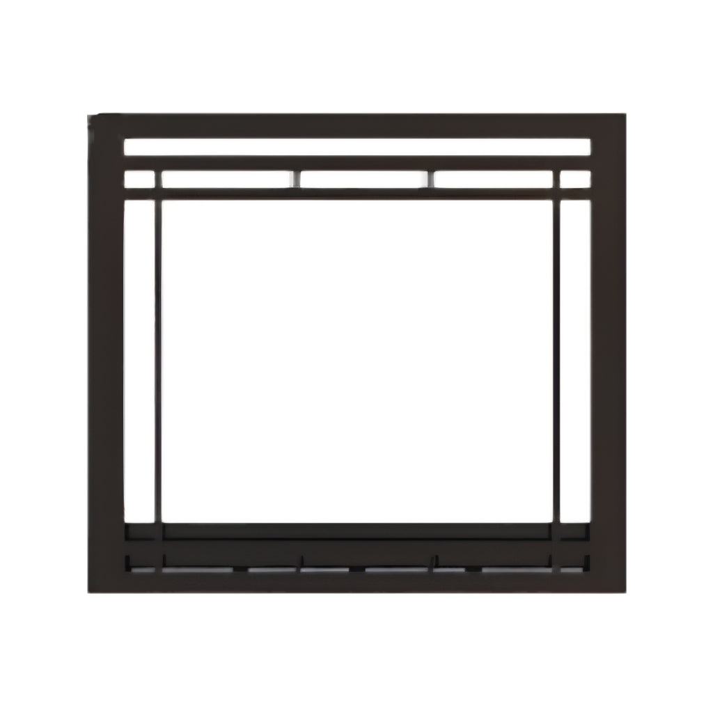 Superior Craftsman Black Facade for Gas Fireplaces — Hero