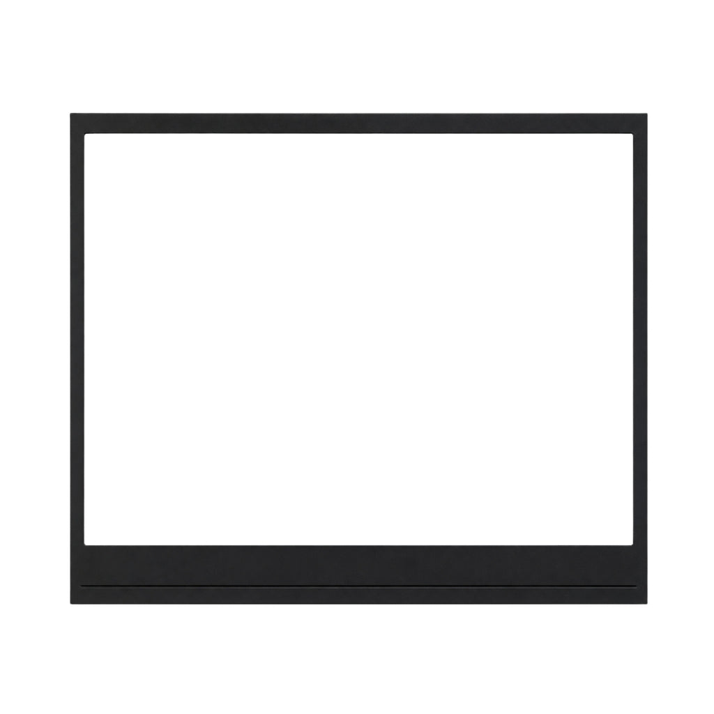 Superior Vista Black Frame Facade for Gas Fireplace — Hero