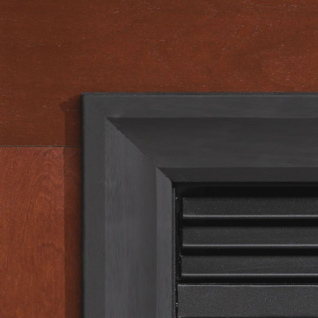 Empire Matte Black EZ Attach Steel Frame for Breckenridge Fireboxes – Front View