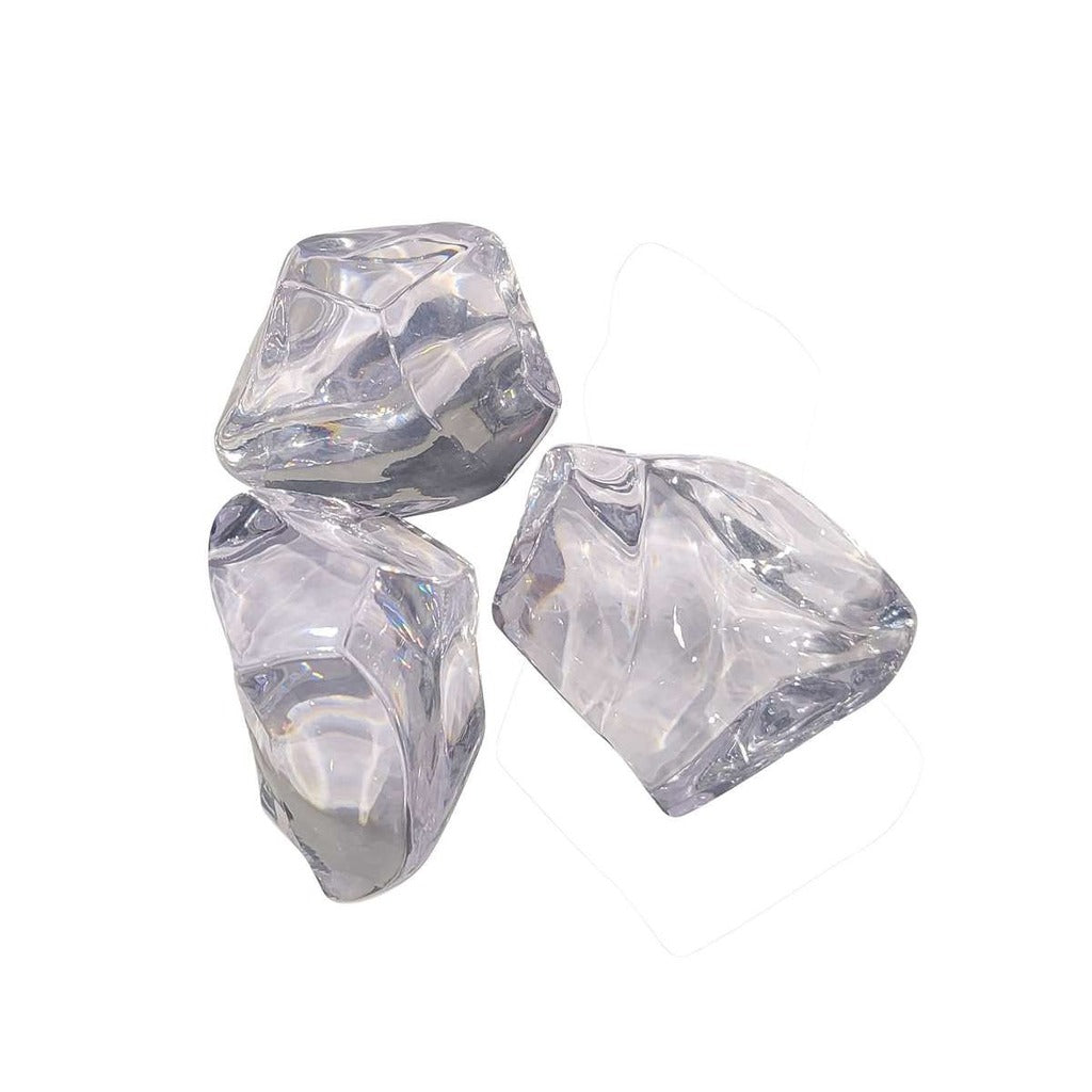 Dimplex Clear Acrylic Crystals Fireplace Media - Product View — X-Large