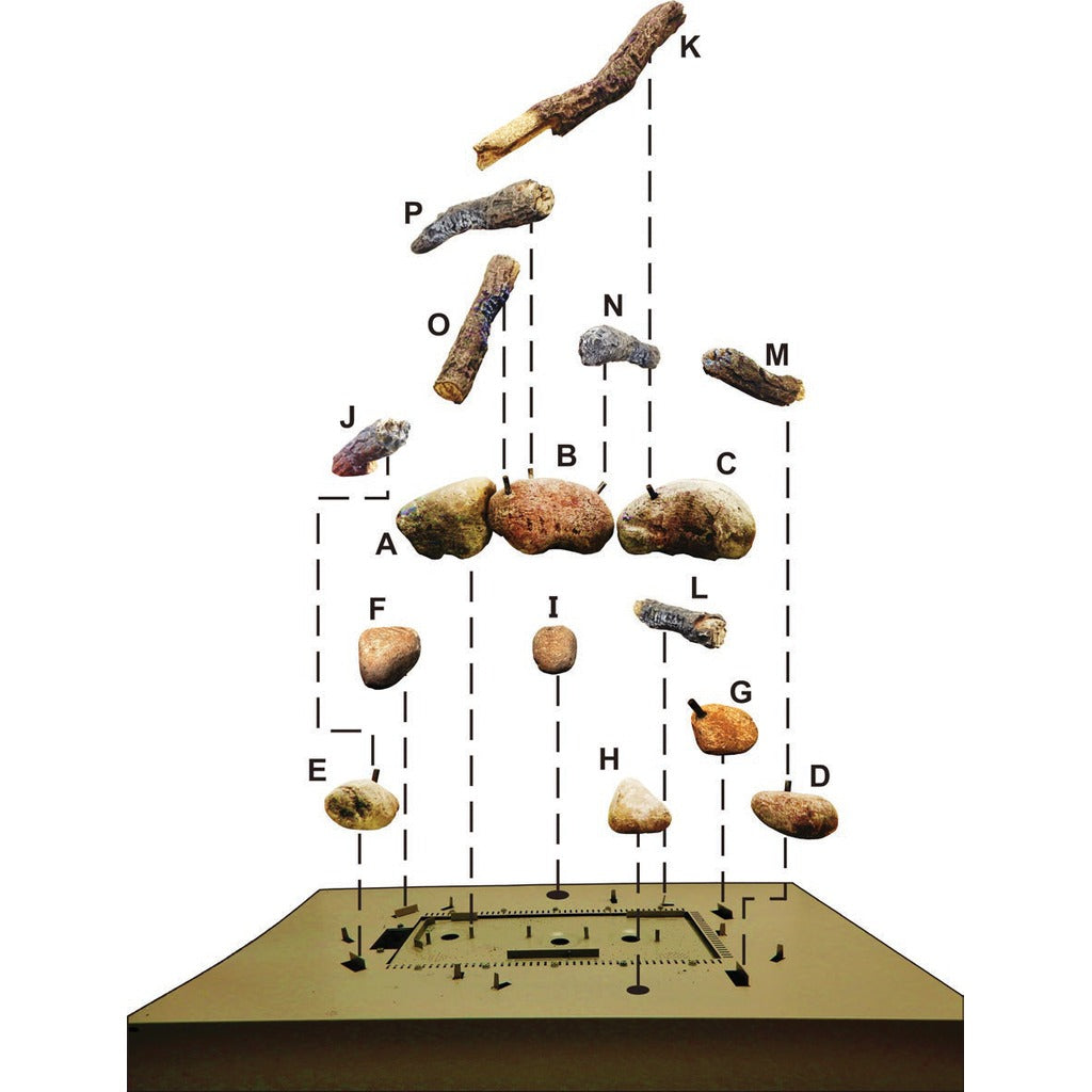 Empire Mixed Logs and Stones Media Accessory for 36" Peninsula and See-Thru Tahoe Fireplaces - Product Image