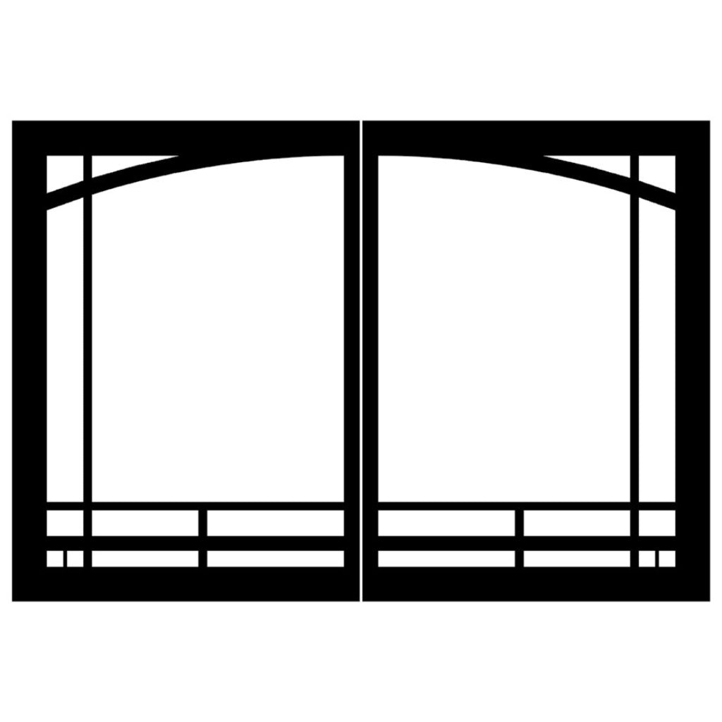 Empire Door Set for Tahoe Deluxe 42" Fireplace – Alternate View 3