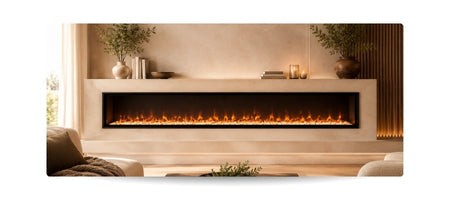 linear fireplace