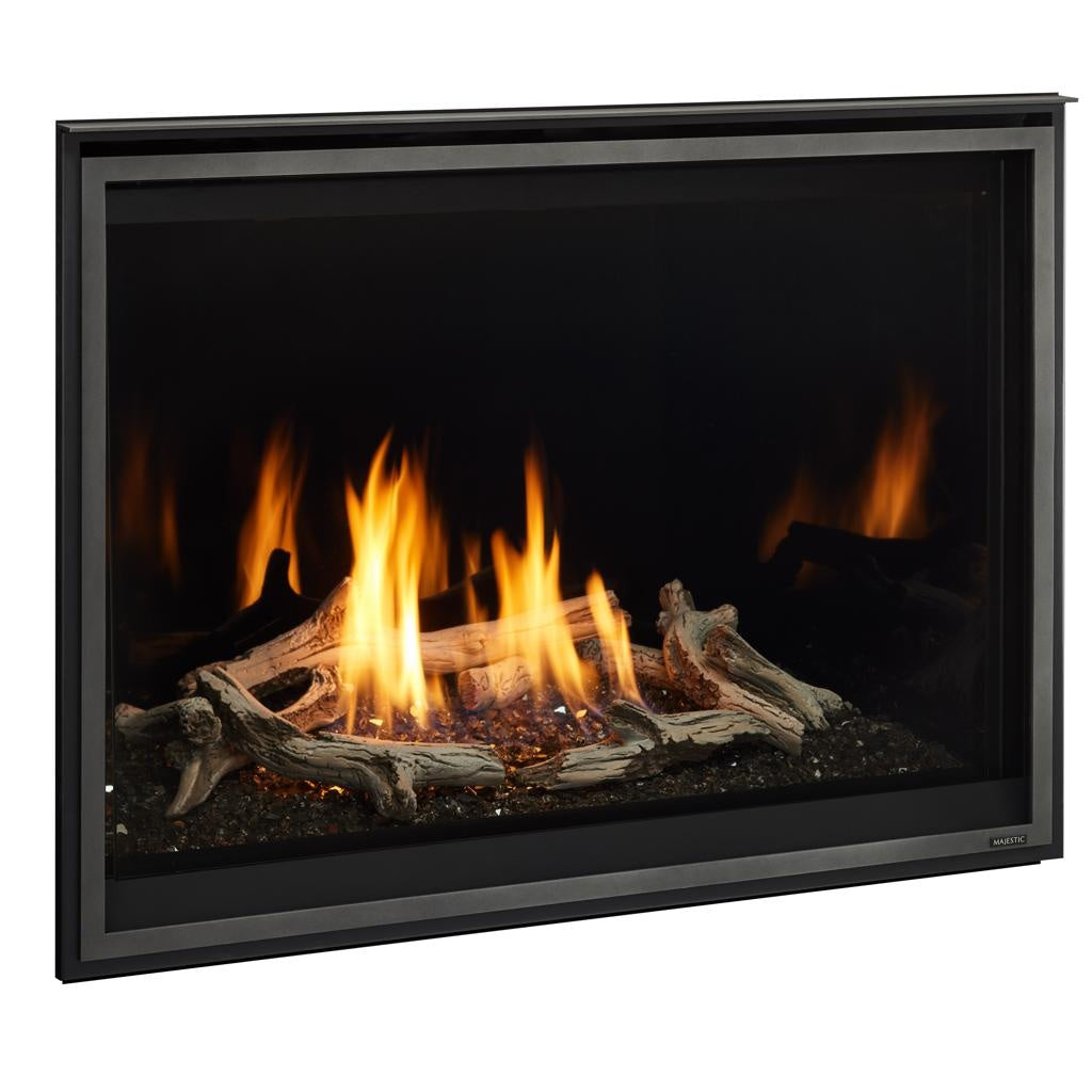 Majestic Meridian Modern 42" Direct Vent Gas Fireplace (MER42MN) - Front View