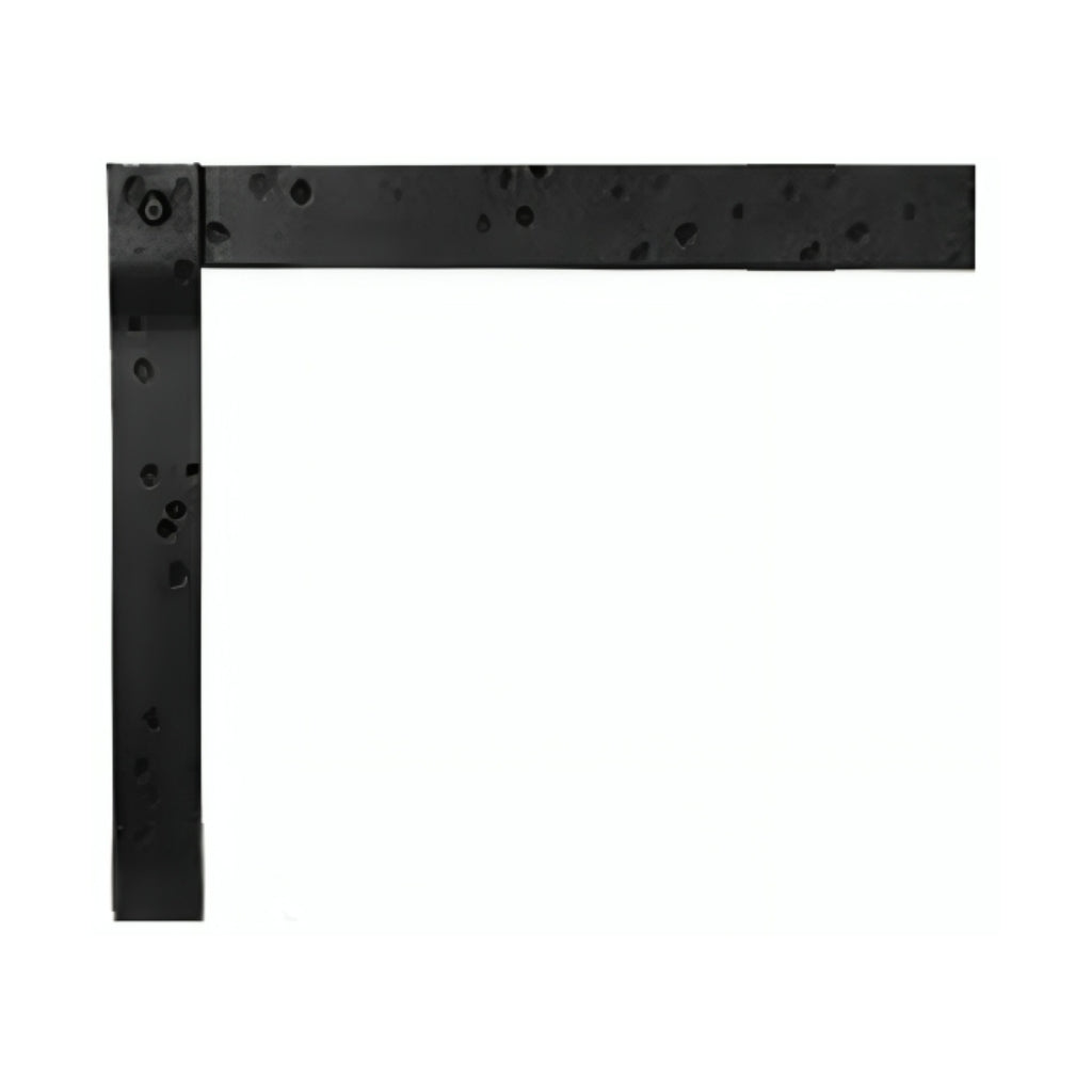 Empire 48" Forged Iron Frame for See-Through Boulevard Fireplace – Front View