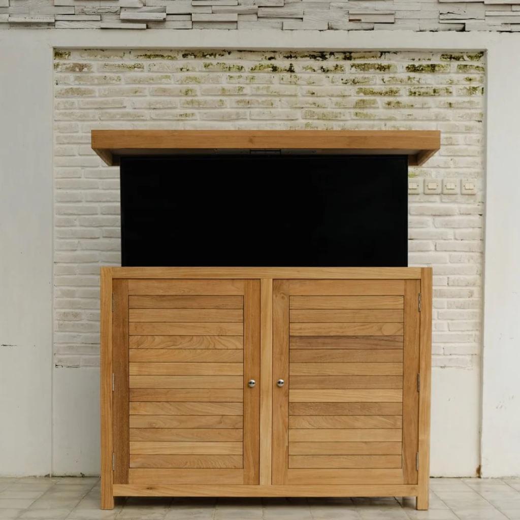 Touchstone TechTeak Outdoor Smart TV Lift Cabinet for TVs up to 55"