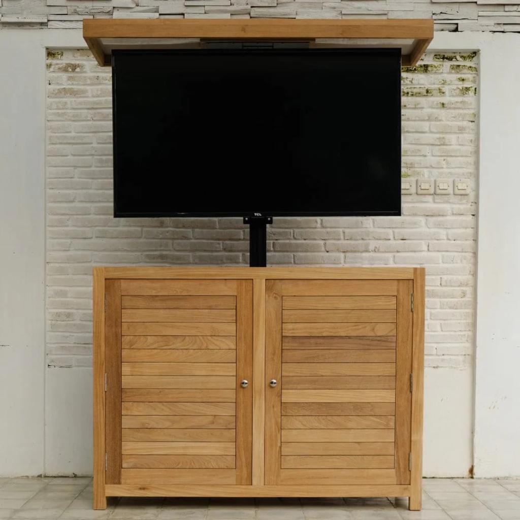 Touchstone TechTeak Outdoor Smart TV Lift Cabinet for TVs up to 55"
