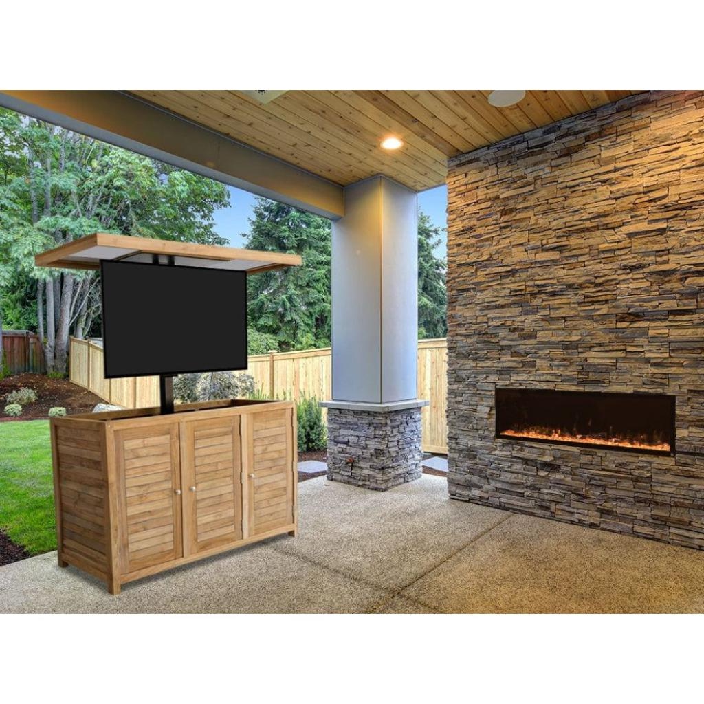 Touchstone TechTeak Outdoor Smart TV Lift Cabinet for TVs up to 65"