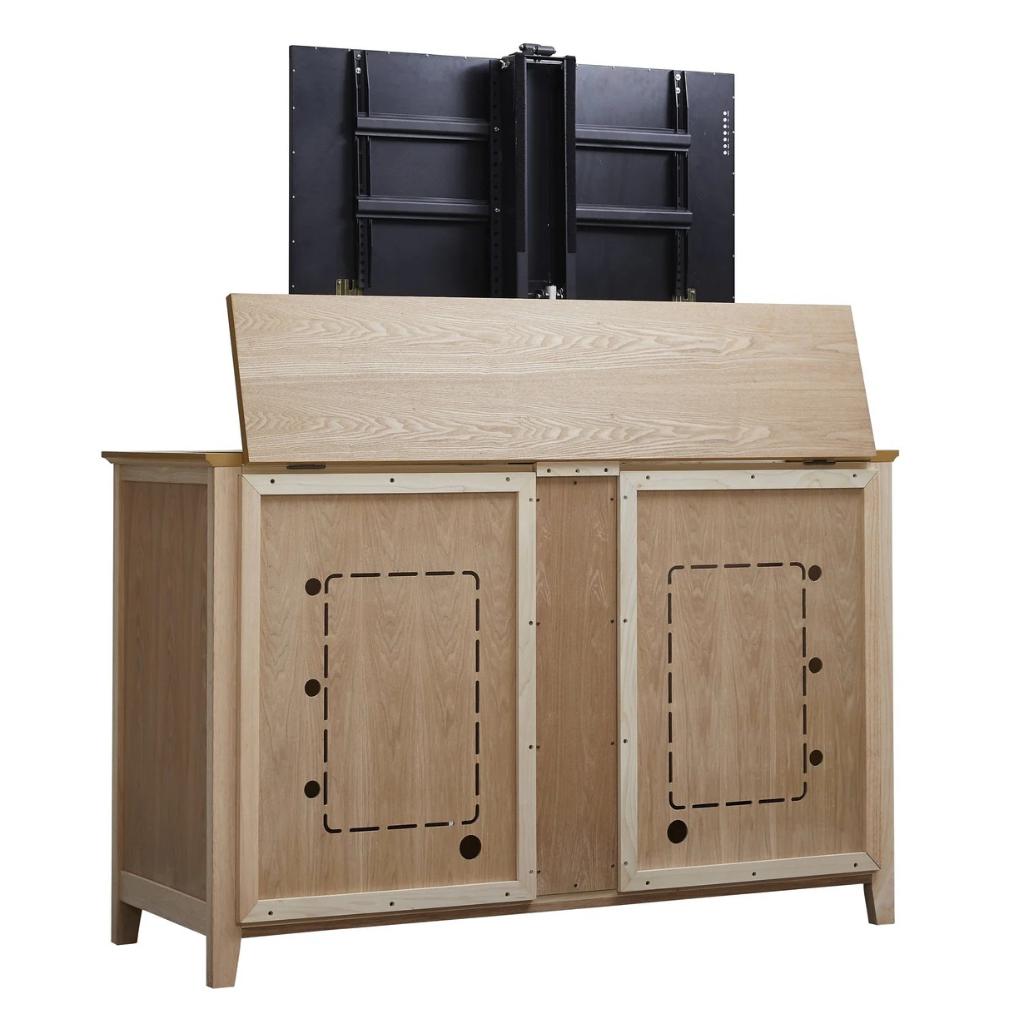 Touchstone Claymont Unfinished TV Lift Cabinet for 65" Flat screen TVs