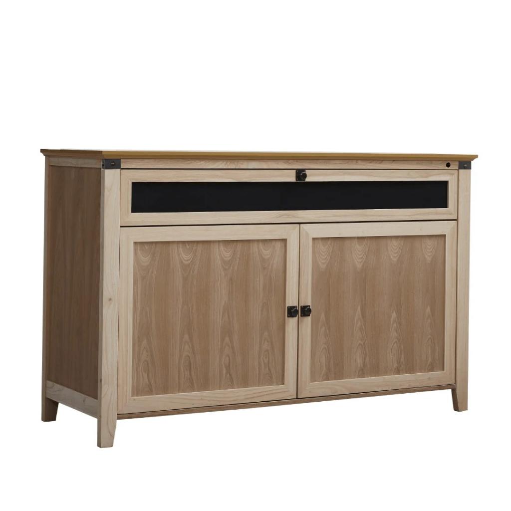 Touchstone Claymont Unfinished TV Lift Cabinet for 65" Flat screen TVs