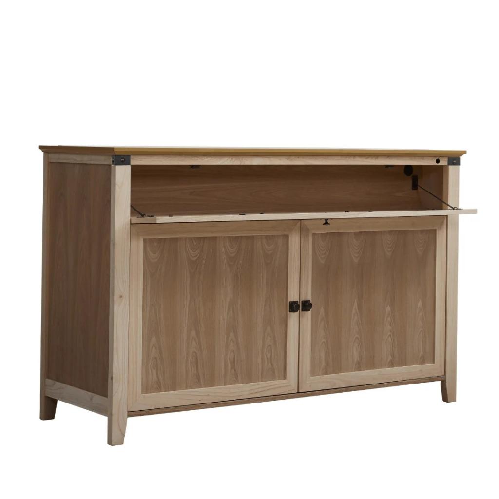 Touchstone Claymont Unfinished TV Lift Cabinet for 65" Flat screen TVs