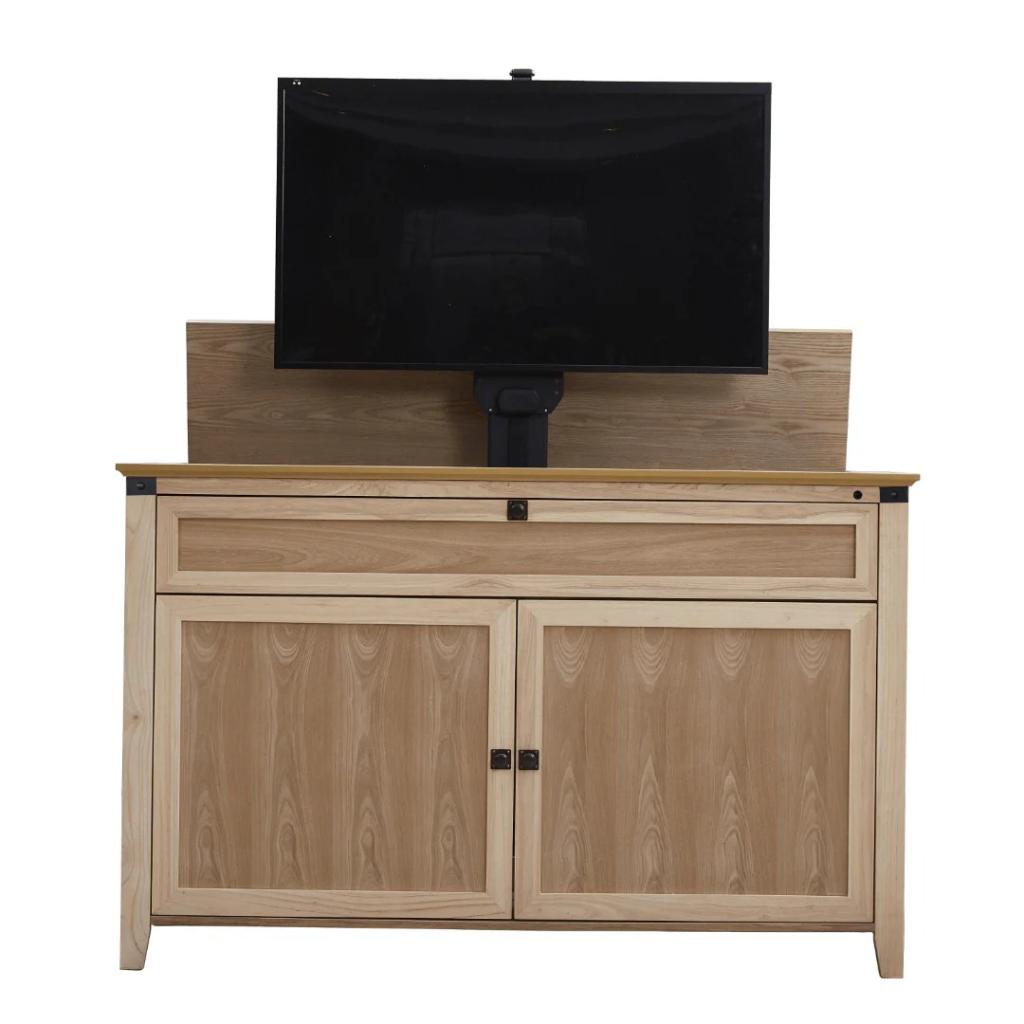 Touchstone Claymont Unfinished TV Lift Cabinet for 65" Flat screen TVs