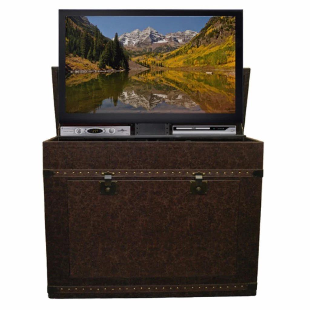 Touchstone Elevate Vintage Trunk TV Lift Cabinet