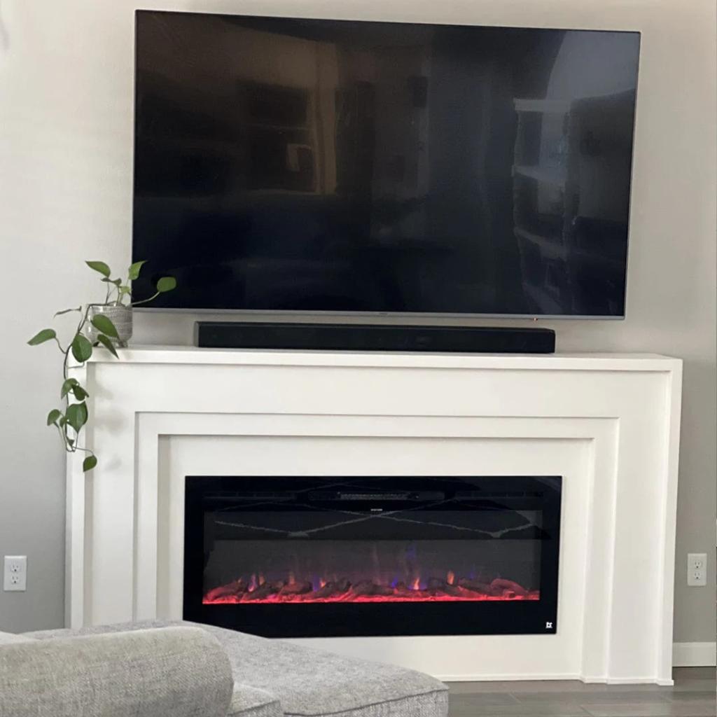 Touchstone Sideline 50" Flush Mount Electric Fireplace