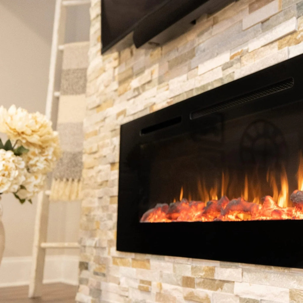 Touchstone Sideline 60" Flush Mount Electric Fireplace