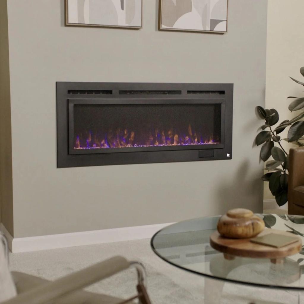 Touchstone Sideline Steel 50" Flush Mount Fireplace