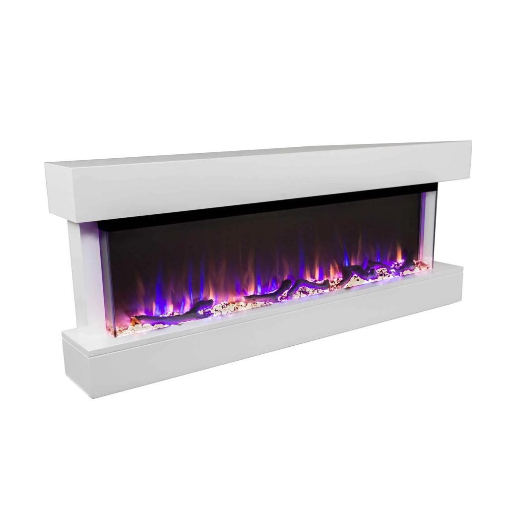 Touchstone Chesmont 50" Wall Mount 3-Sided Smart Electric Fireplace