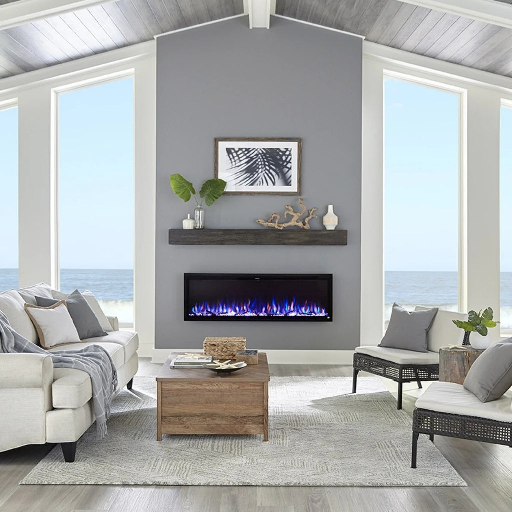 Touchstone Sideline Elite Smart 60" Recessed Electric Fireplace