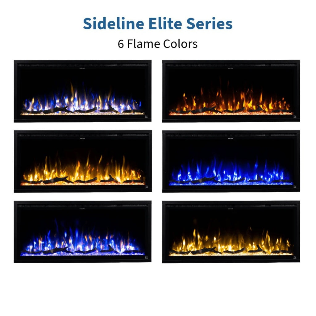Touchstone Sideline Elite Smart 60" Recessed Electric Fireplace